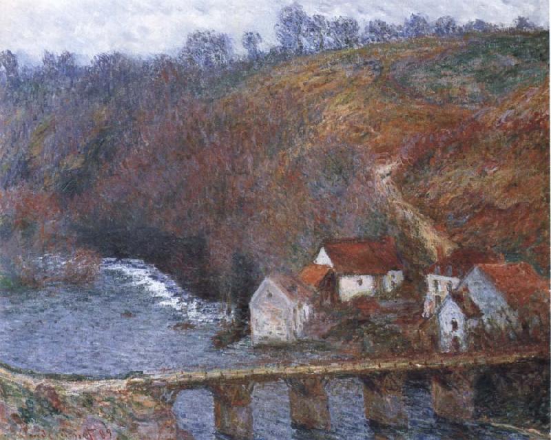 Claude Monet The Grande Creuse by the Bridge at Vervy Sweden oil painting art